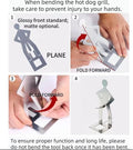 🍖Outdoor prankster Stainless Steel BBQ Sausage Holder-Buy 1 Free 1