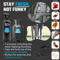 Deep Laundry Stain Remover & Odor Eliminator - 7-Enzyme Extreme Mess Cleaner - Sandalwood & Suede Scented