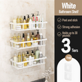 Triangle Shower Caddy Drill Free Wall MountShower Organizer(3 PCS)