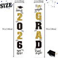 🎓Class of 2026 Graduation Banner | Congrats Grad Front Door Porch Decor for Graduation Party (✨Set of 2)
