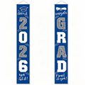 🎓Class of 2026 Graduation Banner | Congrats Grad Front Door Porch Decor for Graduation Party (✨Set of 2)