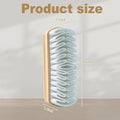 2-in-1 Suede Shoe Brush – TPR Crepe Bristles for Nubuck, Boots, Jackets & Leather Care