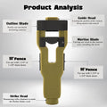 💪Door Latch Mortise Tool For Use With 1-3/4" or 1-3/8" Thick Door