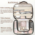 Multi-Compartment Toiletry Cosmetics Bag