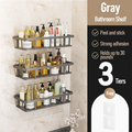 Triangle Shower Caddy Drill Free Wall MountShower Organizer(3 PCS)