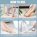 🔥(2PCS/ SET) Long Handled Silicone Toe Crevice Cleaning Brush & Exfoliating Brush