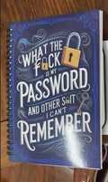 🔥Almost Sold Out✨📅Funny Password Notebook - Spiral Bound with Lock Icons & Funny Security Phrases✍️
