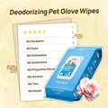 20Pcs Deodorizing Pet Glove Wipes