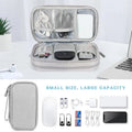 🔥Don’t Miss Out🔥Travel Cable Organizer Pouch, Double Layers All-in-One Storage Bag for Cord