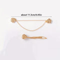 🔥2026 New Magnetic Chain Buckle for Pants Hem Fixing, Anti-Dragging, Clothing Shortening, and Decorative Hem Clips