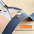 🔥HOT SALE 49% OFF✨100 pcs Invisible Colored Metal Buckle & Manual Pressure Pliers Kit