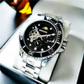 Watch for Men  Mechanical Fashion Casual Clock Luxury Stainless Steel Waterproof Luminous WristWatch Reloj Hombre