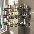 Triangle Shower Caddy Drill Free Wall MountShower Organizer(3 PCS)