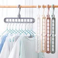 9-in-1 Space Saver! –🤩Rotating Windproof Clothes Organizer (2pcs)