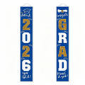 🎓Class of 2026 Graduation Banner | Congrats Grad Front Door Porch Decor for Graduation Party (✨Set of 2)