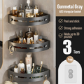Triangle Shower Caddy Drill Free Wall MountShower Organizer(3 PCS)