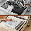 Travel Vacuum Storage Compression Bag Set – 8-Pack in 4 Sizes with Pump