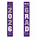 🎓Class of 2026 Graduation Banner | Congrats Grad Front Door Porch Decor for Graduation Party (✨Set of 2)